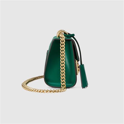 gucci padlock signature shoulder bag green|how to open gucci bag.